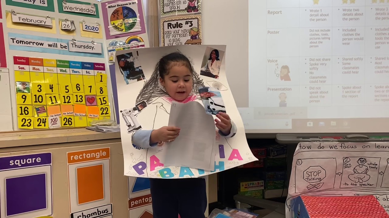 Kindergarten African American History Project 