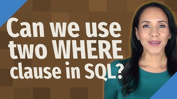 Can we use two WHERE clause in SQL?