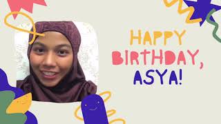 Happy Birthday Asya