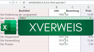XVERWEIS in Excel - Die bessere Alternative zu SVERWEIS!