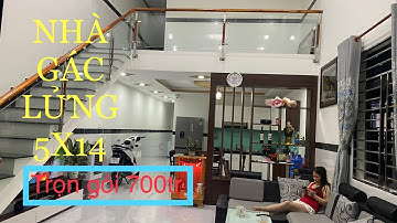 Mẫu nhà cấp 4 gác lửng 3 phòng ngủ (Giá xây dựng trọn gói 700tr )@luantranvlog