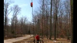 Mega tree hook head going up 20' pole