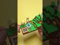 I made tiny minecraft village and pillage miniature  clay asmr