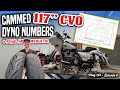 Dyno numbers on our cammed 117 cvo battle of the baggers ep9  vlog 124
