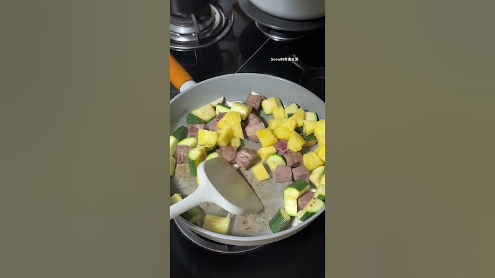 鳳梨櫛瓜骰子牛📍 #Snow的煮食生活  #Shorts #vlog#shortvideo  #vlogmas #簡單料理  #食譜 #美味