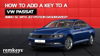 How To Add A Key To A Vw Pat Immo 5C With Jcivisteon Dashboard?