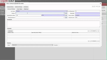 Processo de Venda no OpenERP