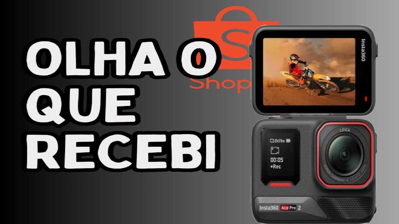 Cmera Insta360 Ace Pro 2 Action Bundle 2 Baterias Prova D gua Cor Preto