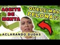 😱😨 ACEITE DE MENTA 😱 ME QUEDE SIN PELO⁉️ 😨TODAS LAS DUDAS  /Gracia Tips 💎