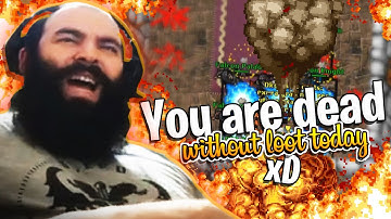 MAKING FERUMBRAS HAT ON LEVEL 95 | DYING WITHOUT BLESS (dropping🎒) - TibiaClips #TibiaFerumbrinha🧙