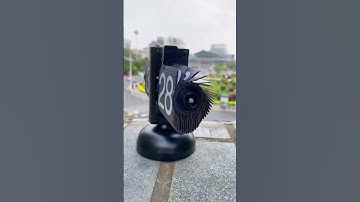 Retro Automatic Page Turning Flip Clock - Vintage Timepiece  #shorts