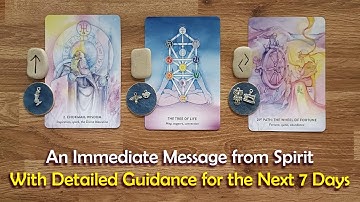 An Immediate Message from Spirit with Guidance for the Next 7 Days👉🏼📩🙏🏻✨☄️Timeless Pick a Card Tarot