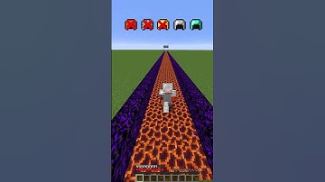 Minecraft Magma VS Armor ☠️