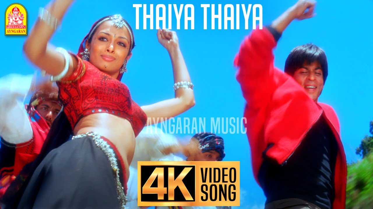 Thaiya Thaiya  4K Video Song     Uyire  Shah Rukh Khan  Manisha Koirala  AR Rahman