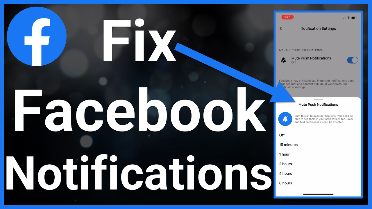 how to fix facebook notifications not working