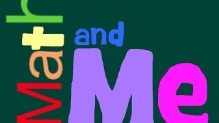 Math&Me (Part1): "Is Math a bad 4-letter word for you too?"