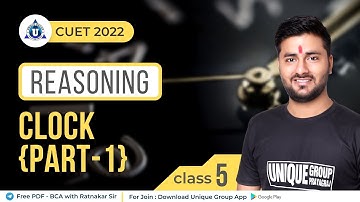 Reasoning | Clock(Part-1) | General Test | CUET 2022 | By Ashutosh Sir unique CUET