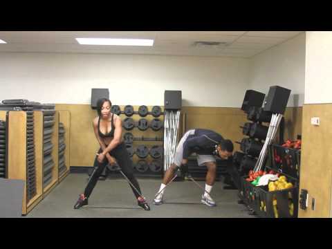 (How to get Sexy arms, back and shoulders) Keaira LaShae Elastic Bands workout (How to get Sexy arms, back and shoulders) Keaira LaShae Elastic Bands workout