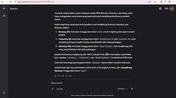 UTS SI Enterprise_ Timelapse Pembuatan Kode Analisis RFM di Google Colab