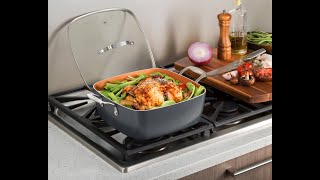 Gotham Steel Induction Base Aluminium Pan, Multicolor, 1 Piece