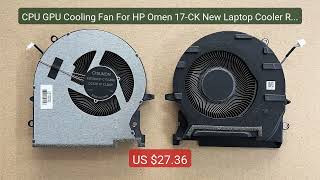 CPU GPU Cooling Fan For HP Omen 17-CK New Laptop Cooler Rad... — Top Pick 2026 | Unbeatable Price!