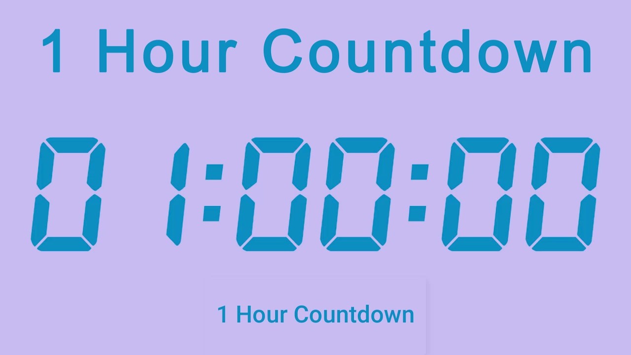 1 Hour Countdown