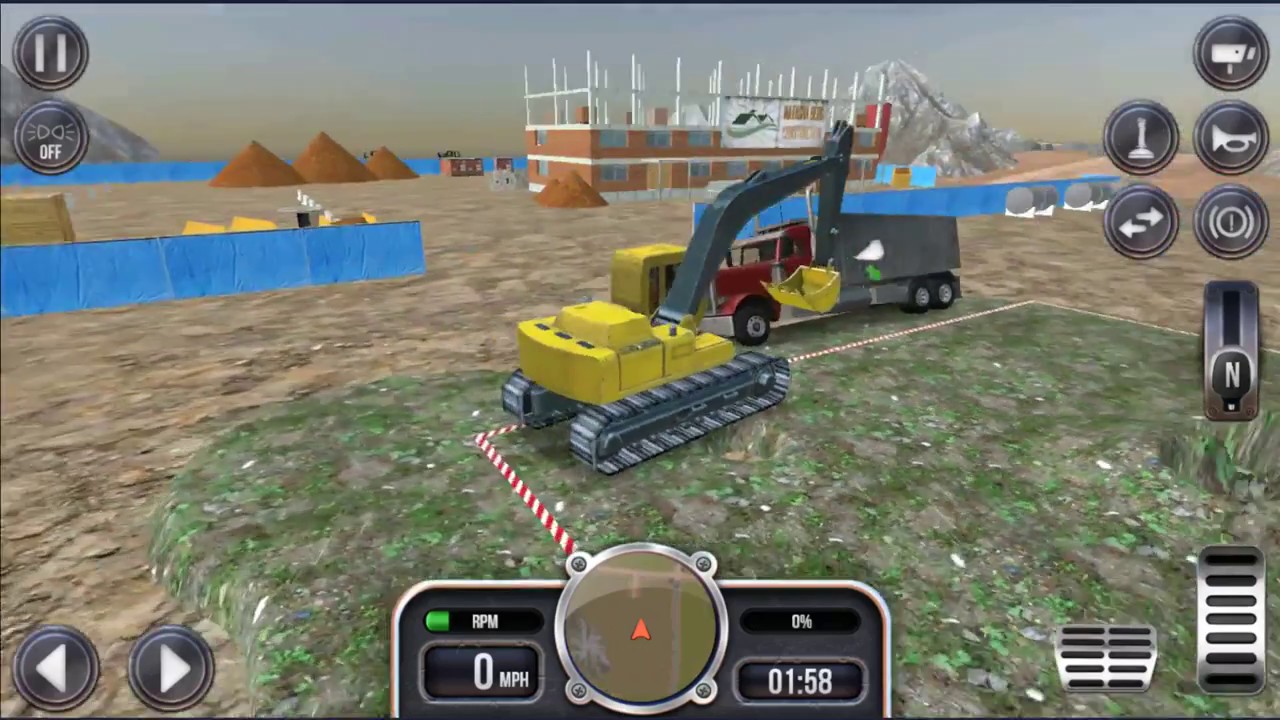 Construction Sim 2018 -  Excavator And Cargo Truck Android Gameplay FHD