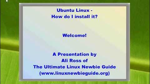 Ultimate Linux Newbie Guide Tutorial - How to install Linux (Ubuntu) 1/5