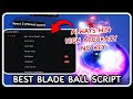 [ BEST ] Blade Ball Script Hack - ROBLOX SCRIPTS - Always Win, OP Auto Spam/Parry