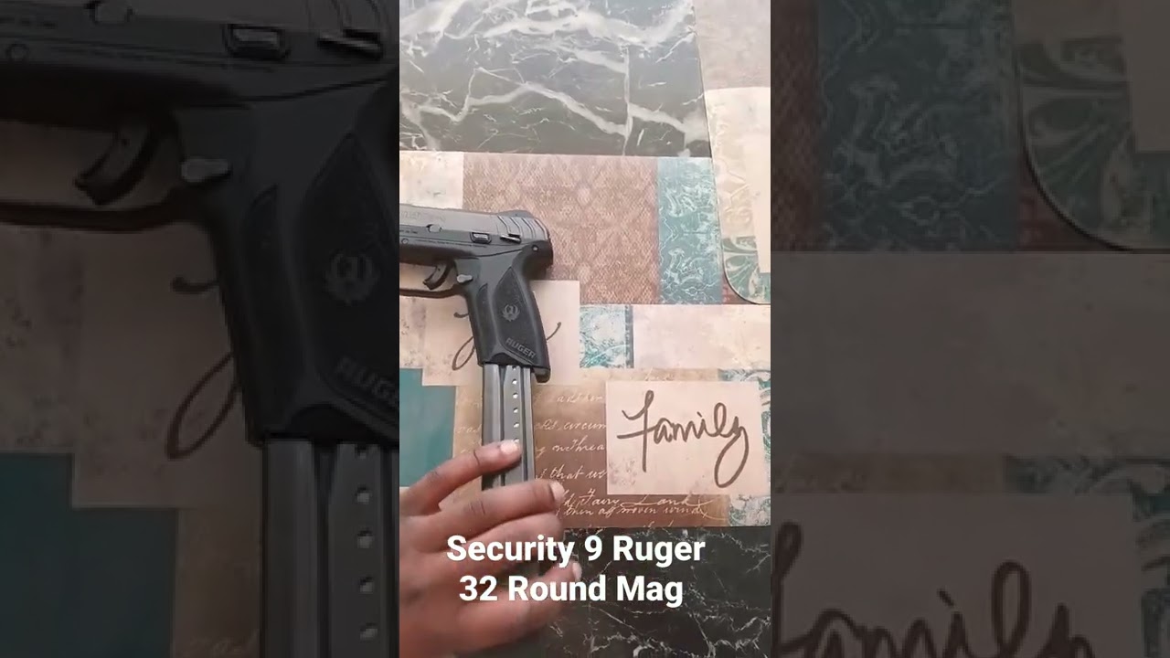 32 Round Ruger Security 9 Mag. 