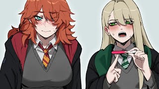Jealous Female Draco Malfoy 3 | Slytherin Girl Draco Malfoy | Harry Potter x Malfoid Comic Dub