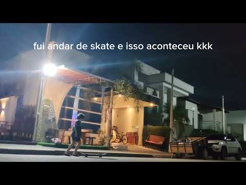 Fui andar de SKATE e cai 🥹