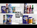 Budget pasta meals 1 meals