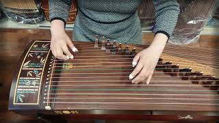 敦煌牌印尼黑酸枝演奏箏&quot;竹韻清風&quot;Dunhuang Indonesian Rosewood 5695LCC Guzheng &quot;Fresh Breeze from the Bamboo Melody&quot;