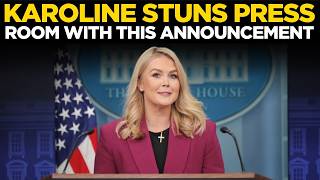 Karoline Leavitt Briefing LIVE | LEAVITT Makes Shocking Iran Announcement | Trump | US News LIVE