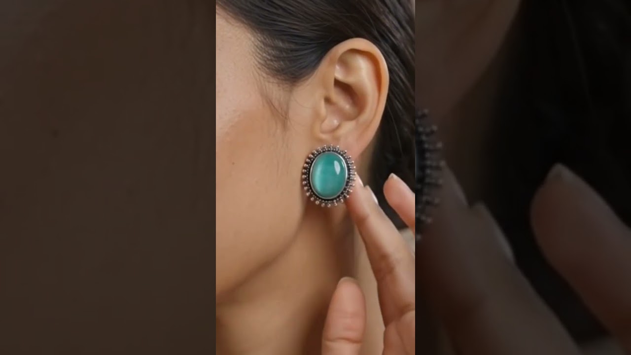 Ama Fashion Elegant Oxidised Earrings ethnic design..search