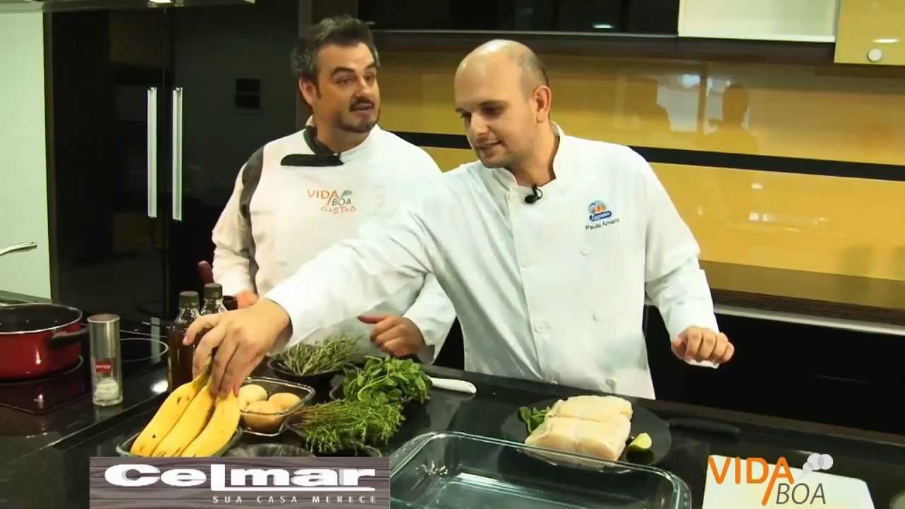 RECEITA BACALHAU CONFITADO NO AZEITE COM O COZINHEIRO FÁBIO DE PÁDUA