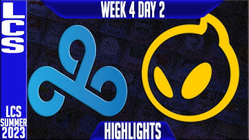 C9 vs DIG Highlights | LCS Summer 2023 W4D2 | Cloud9 vs Dignitas