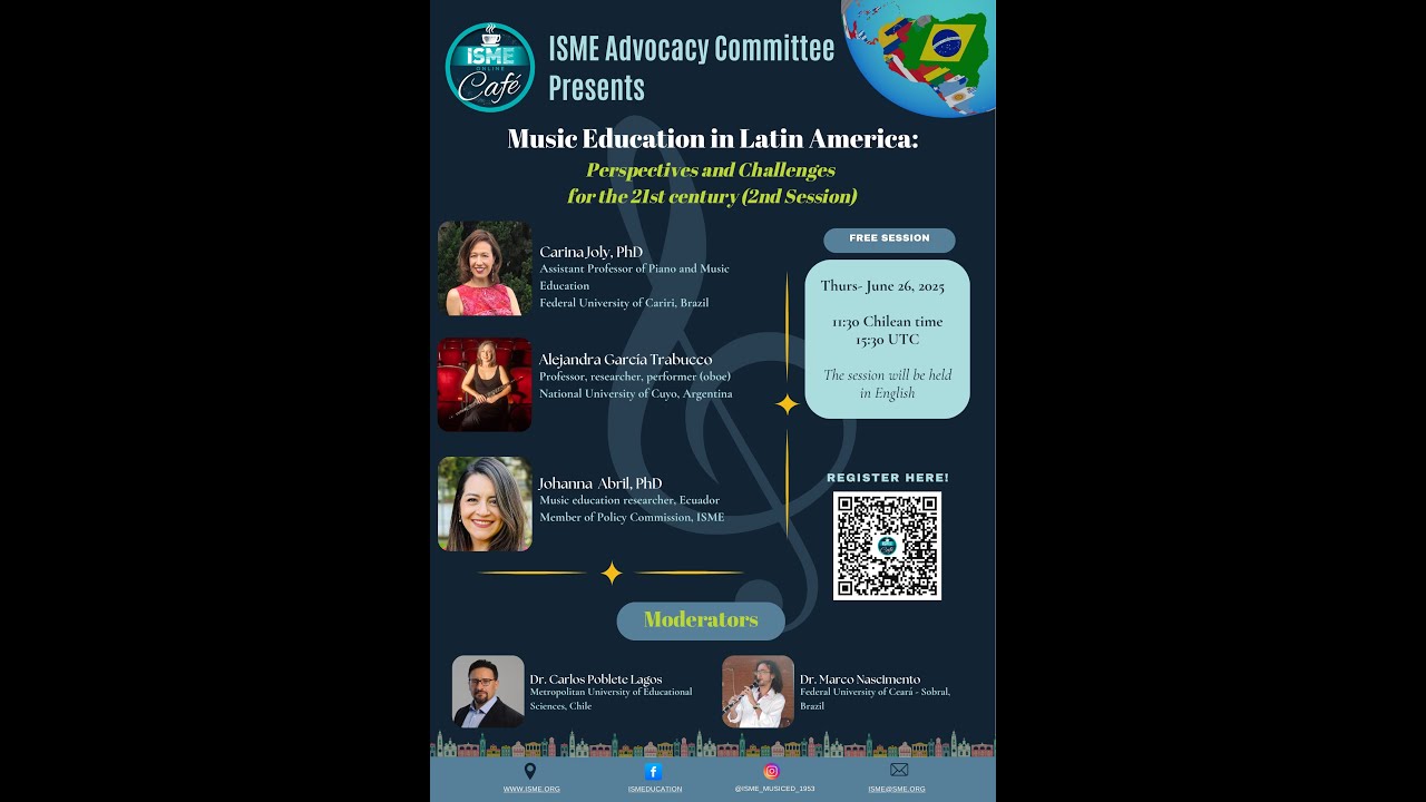 ISME Online Café: Music Education in Latin America  (2nd Session)