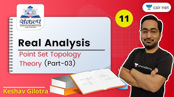 5 PM | Sankalpa | CSIR June 2021 | Maths by Keshav Gilotra | Point Set Topology Theory (Part-3)