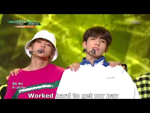 BTS 고민보다 Go (Go Go) Stage MIX [Eng Sub]
