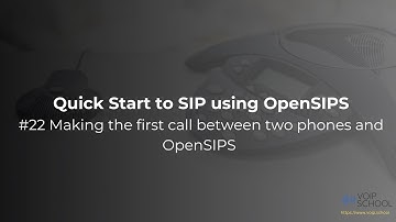 #22 Making the first call between two phones and OpenSIPS