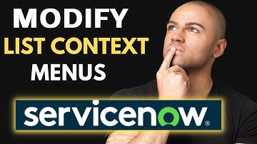 ServiceNow List Context Menu Modification | Action Script | onShow Script