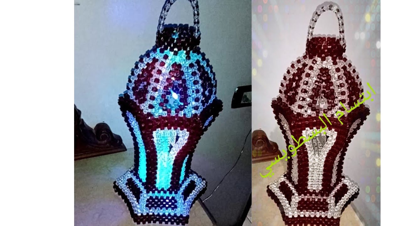 طريقه عمل فانوس خرز 2021 الجزء الاول