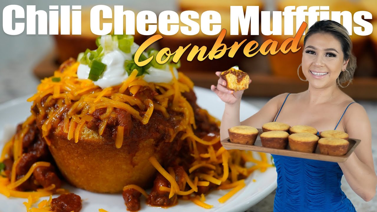 How I Make My Chili and Cornbread | Chili Cheese Corn Dog Muffins