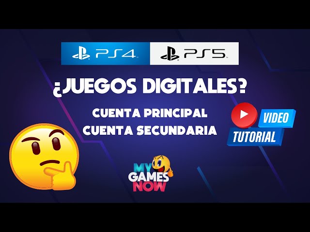 CÓMO los JUEGOS en PS4 y PS5? (Cuenta PRINCIPAL y SECUNDARIA)