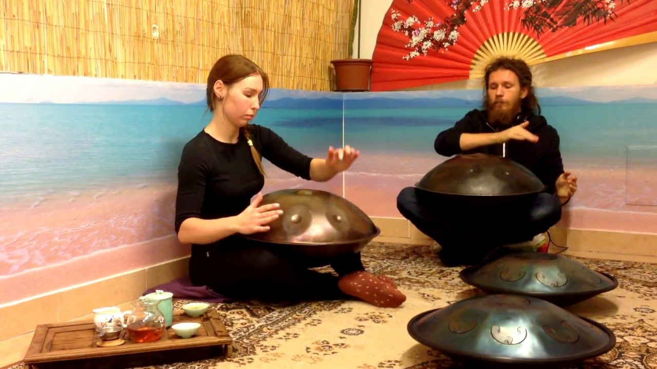 Pasha Aeon Feat. Alena - OMana & Overtone Handpan, New Handpan Lesson, HD 2016