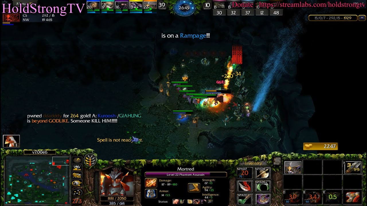 DOTA 1 Mortred Phantom Assassin Beyond GODLIKE #11 + RAMPAGE