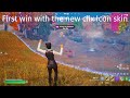 First win with the Clix icon skin