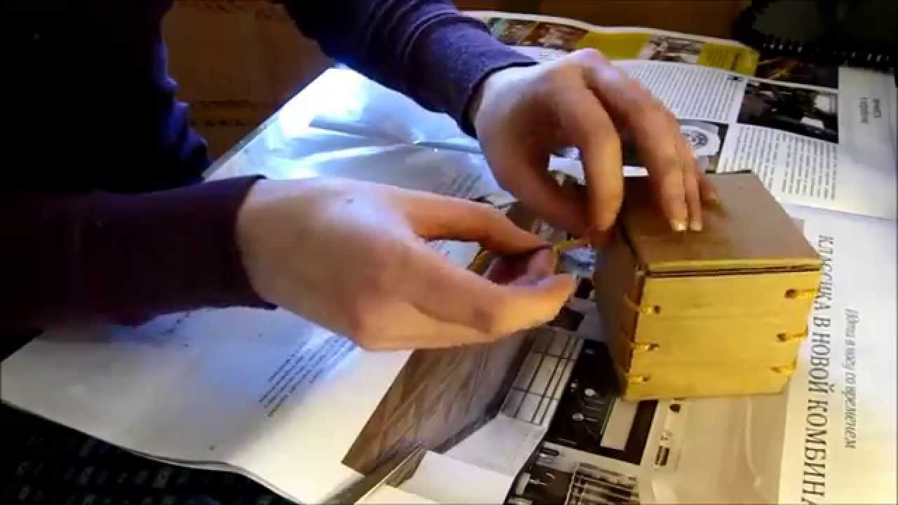 How to make a money box from cardboard - YouTube